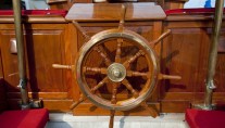 Sailing yacht Oriander -  Wheel
